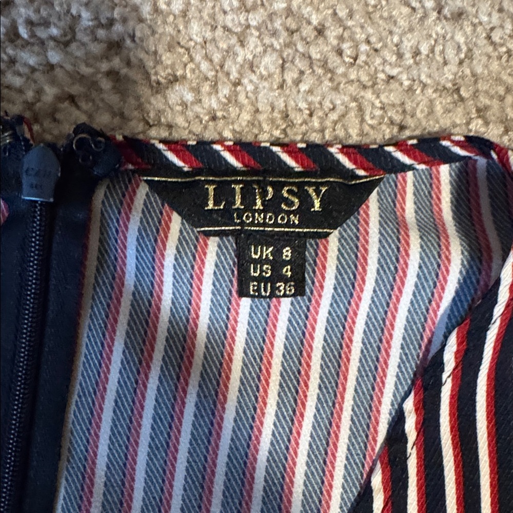 Lipsy Black and White Striped Jumpsuit - Picture 2 of 5
